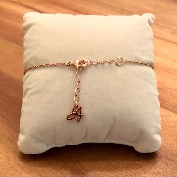 ADORE | Signature Organic Circle Bracelet | Rose Gold | 6 1/2” Adjustable - Picture 3 of 3